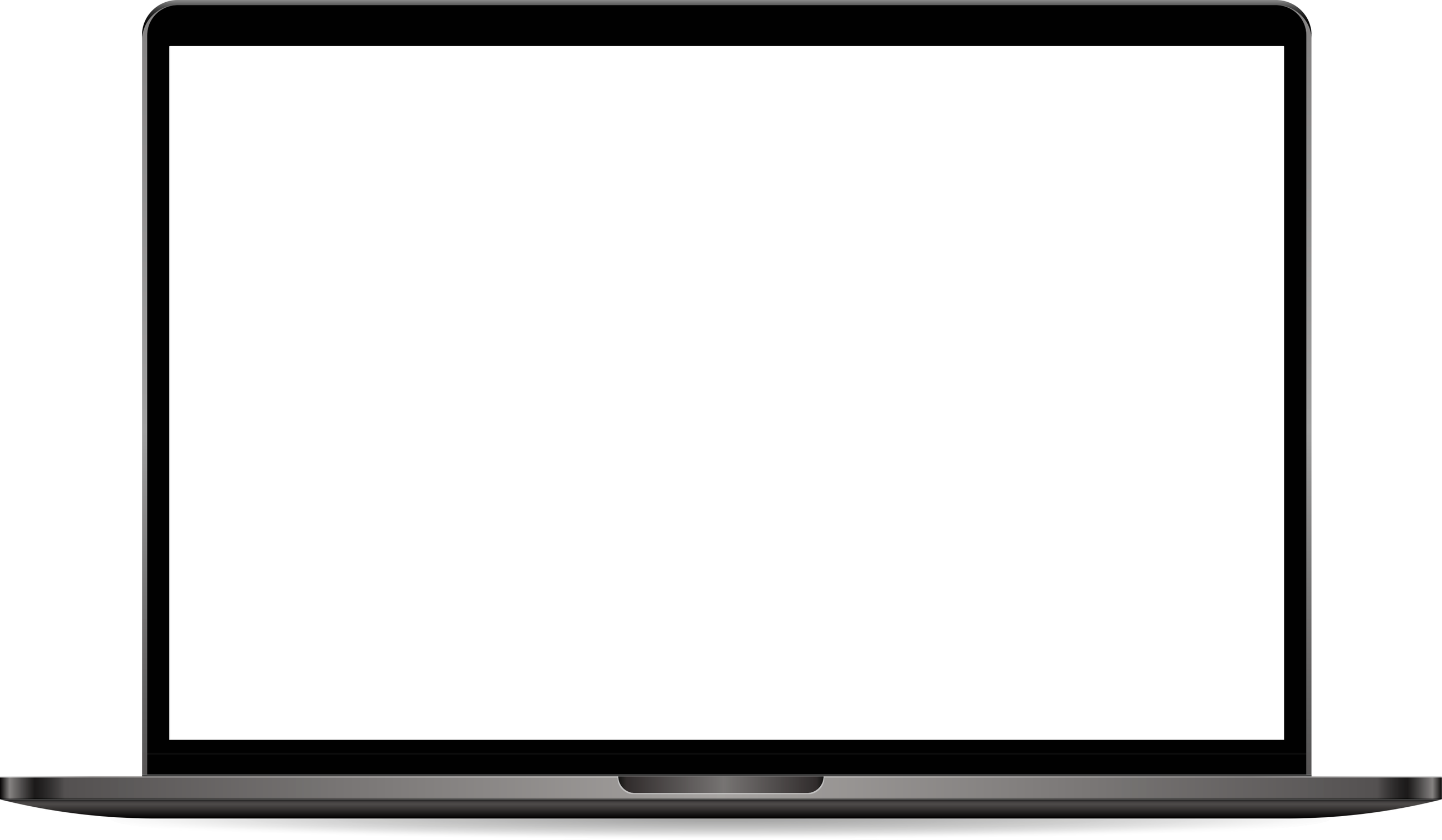 Laptop browser frame
